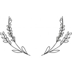 Stickdatei - Kranz 1 Doodle